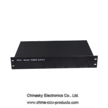 12VDC 13A 16Output Rack Mount CCTV Power Supply